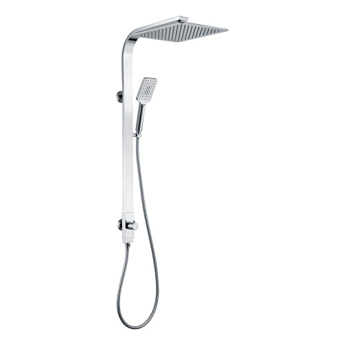 Nouvel ensemble de douche de bain fini chrome sain