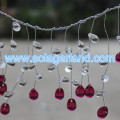 Kryształowa kropla wody Teardrop Beaded Branch Garland