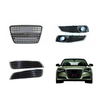 New RS8 W12 Style Grill Replacement for Audi A8 A8L (2010-2014)