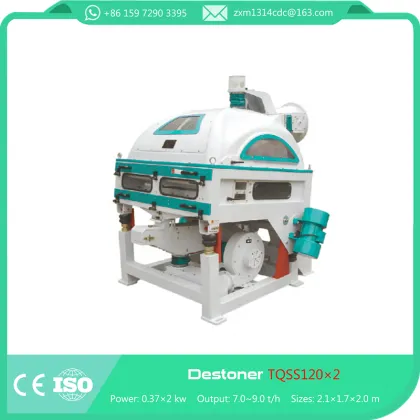 TQSS manufacturer Destoner De-stoner Separate Stone Machine Grain Stone Remover
