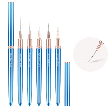 Metal Handle Acrylic Nail Liner Brush