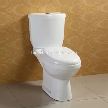 Floor Mounted Ceramic S Trap Wash Down Two Piece WC