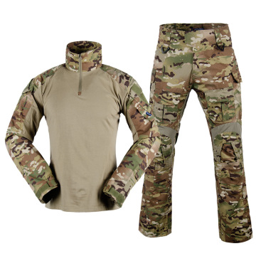 G3 Camouflage Fabric Tactical Suit for Outdoor Camping and Hiking