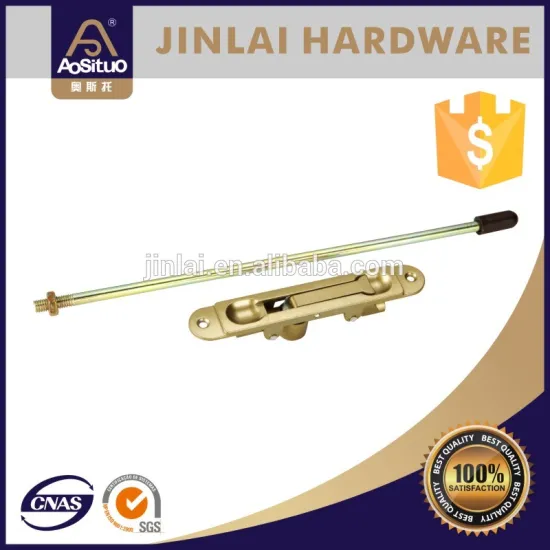 Brass door finger hole bolt latch