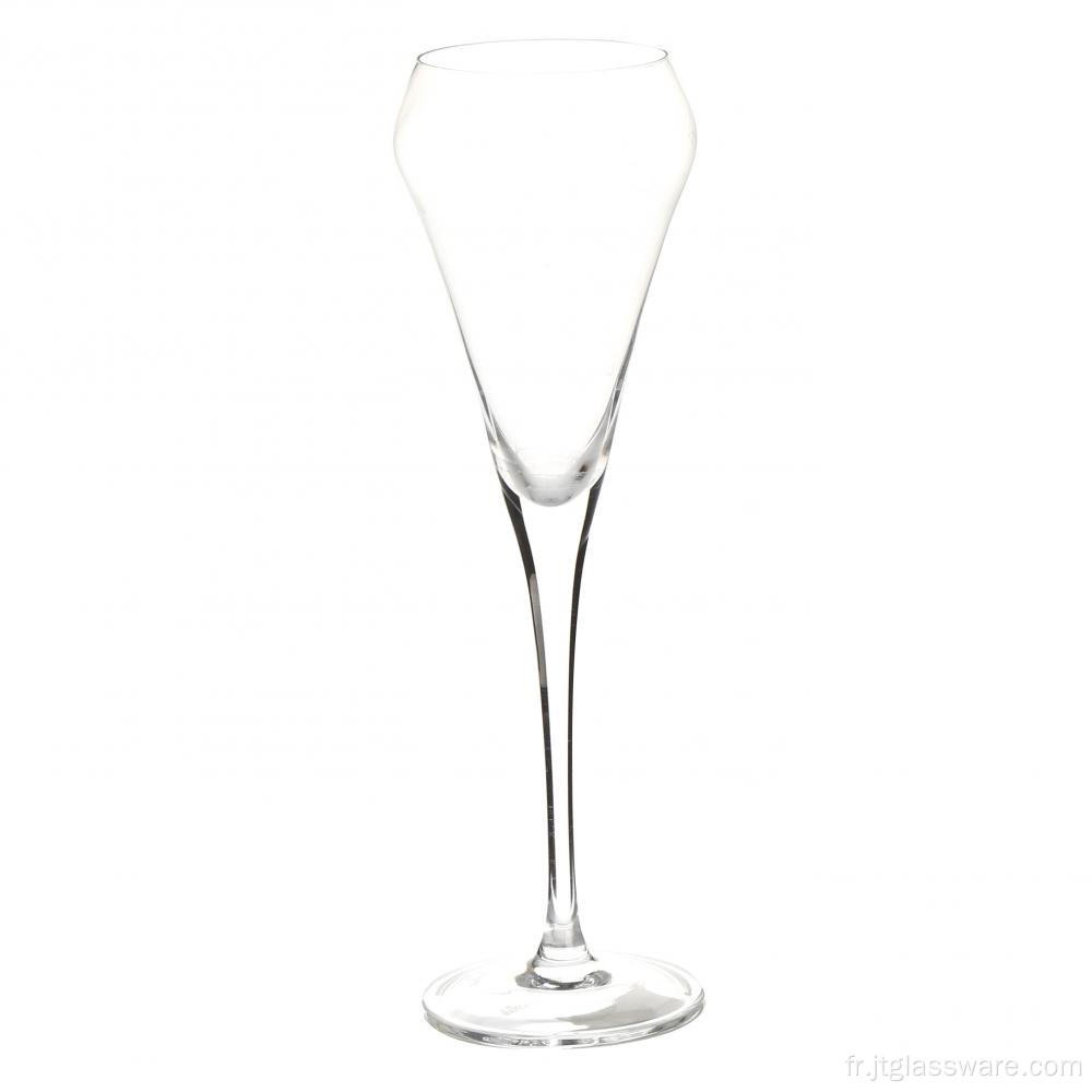 verre de cristal grillage flûtes à champagne verres