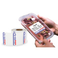 Supermarket price barcode direct thermal label