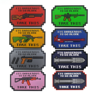 Dangerous Journey? Take This Soft PVC Tactical Morale Badge with Hook Fastener
