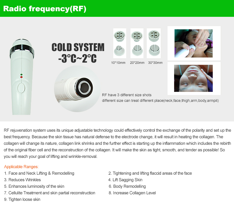 laser hair removal handset