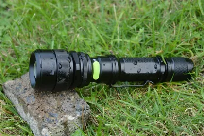 T6/U2 Tactical Flashlight Bulb Zoom, Riding Lights, high power flashlight