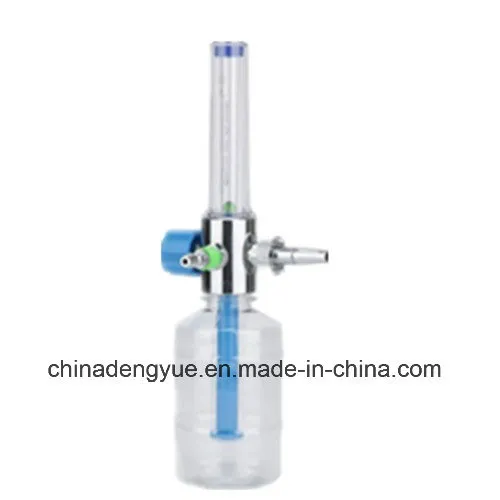 Oxygen Humidifier Bottles with Flowmeter Medical Equipment