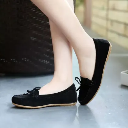 Hotsale Anti-Slip Middle-aged and Elderly Women's Flat Shoes: Comfortable, Breathable, and Stylish