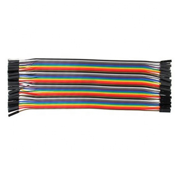 Câble électronique Plat à Ruban DuPont Terminal Wire 2.54mm 1pin Jumper Mâle à F - Foto 5