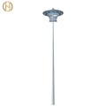 18M Polygonal Floodlighting Pole With Galvanized Pole