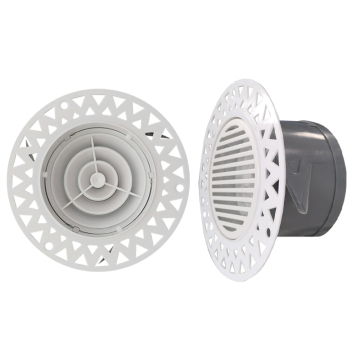 Fresh Air Inlet and Exhaust Outlet Louver System for Air Exchange