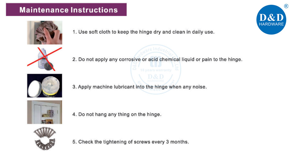 maintenance-instructions