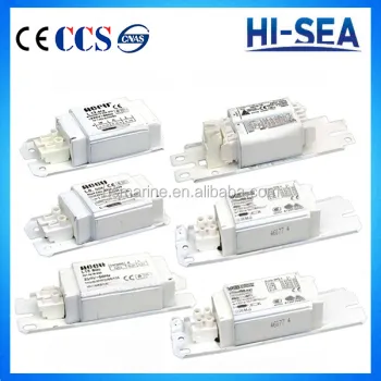 Magnetic and Electronic Ballasts for Marine Fluorescent Lamps (110V/220V, 50HZ/60HZ, 8W/12W/15W/20W/30W/40W)