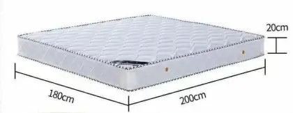 Hypo-Allergenic Coconut Palm Spring Mattress for Bedroom