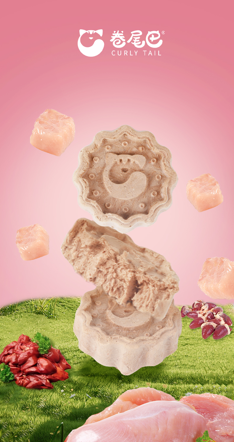 OEM liofilizado com alimentos de osso crua