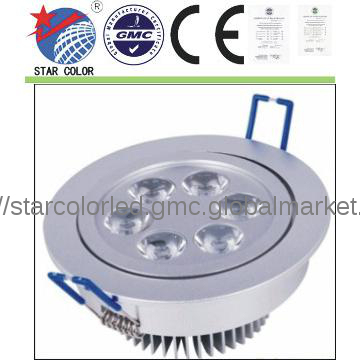 1*1W White/Warm White LED Ceiling LIGHT