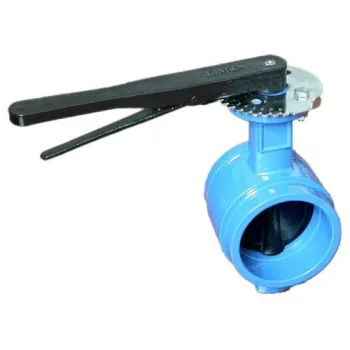 Groove End A Type Handle / Operator Stainless Steel Butterfly Valves Pn 16 / Class 125