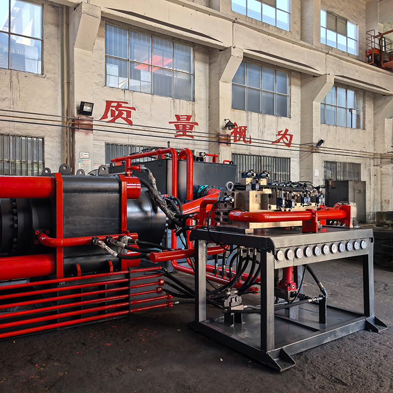 hydraulic baling press machine