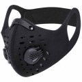 Neoprenska športna maska ​​za polovični prah z ogljikovim prahom