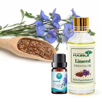 High Quality Cold Pressed Base Oil Body Care Skincare Carrier Oil Flax Seed Oil