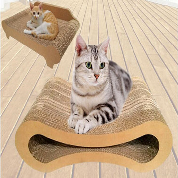 cat scratching board with new design