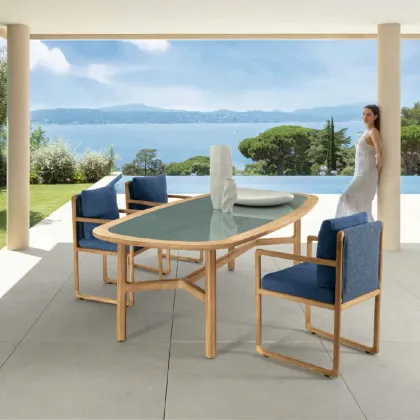 WESOME Outdoor Patio Garden Teak Furniture Dining Chair