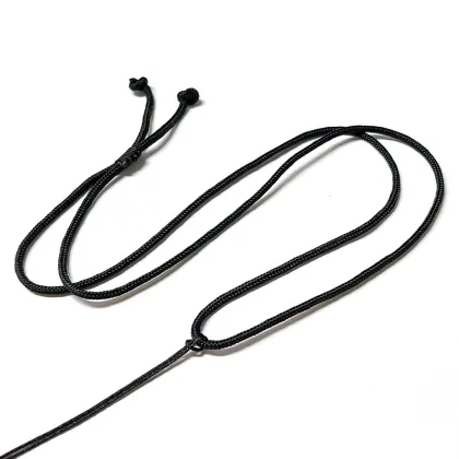 Unisex Handmade Gold Rope Necklace with Pixiu, Jade Buddha Guanyin Pendant - Trendy Design for Men & Women