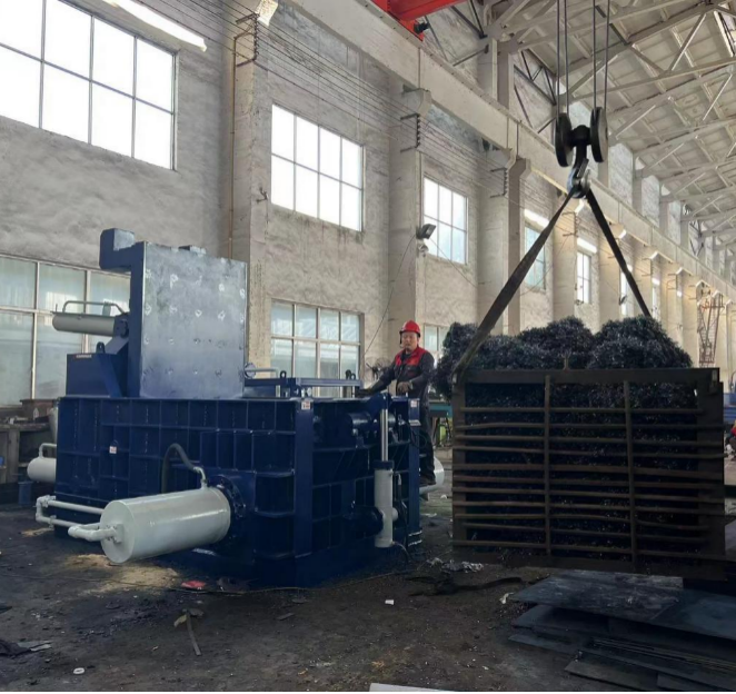 Waste Copper Wire Automatic Baling Press Machine