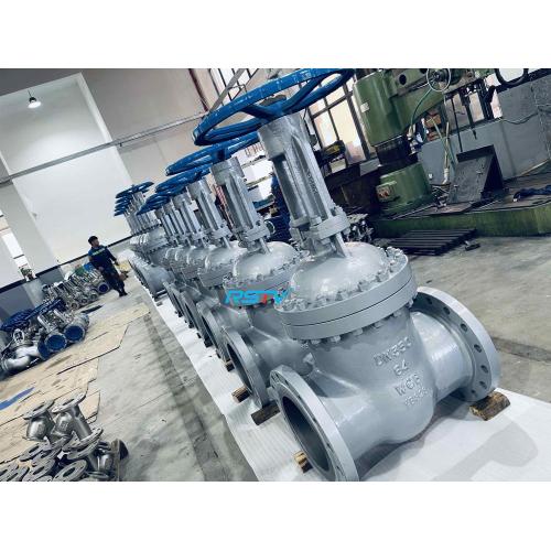 Gate Valve GB/DIN Tiêu chuẩn PN64 WCB mặt bích DN500