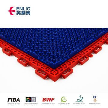 Outdoor roller hockey interlocking flooring