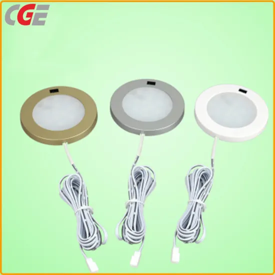 LED Wardrobe Light Round 3W Decorative Pri Sensor LED Cabinet Light