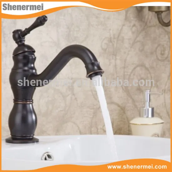 New Products Black Antique brass wash basin mixer tap