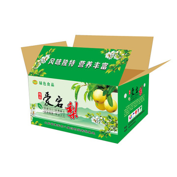 Colorful printing corrugated board psckaging box
