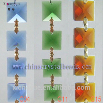 Fashion acrylic crystal glass bead chain curtain trim