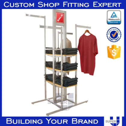exhibition rack accessories display stands garment rack with hooks