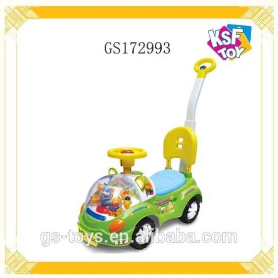 Parent Control Ride On Car 4 Wheel Scooter Free Wheel Function