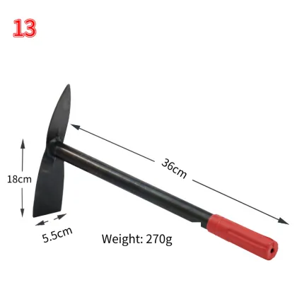 Multi-Function Flower Hoe Digging Tools Household Garden Weeding Rake Small Hoe