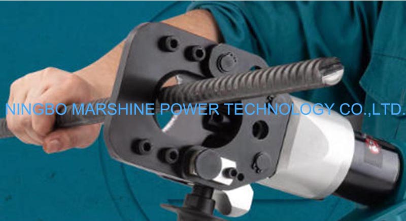 hydraulic crimping tool for wire rope