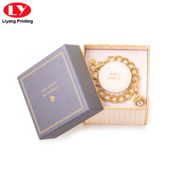 Bracelet Gift Box with Lid and Insert