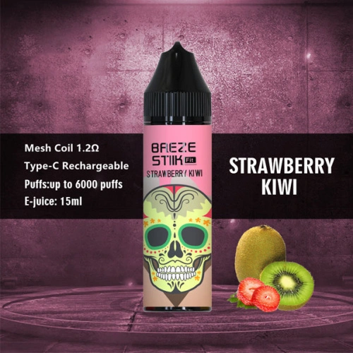 Disposable Vape Pod Ecigarette Breeze Stiik fit 6000puffs China Fabrikant