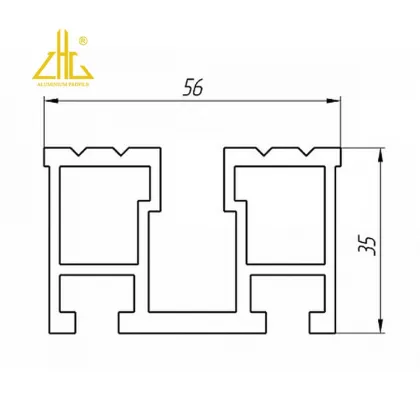 Customized Elevator Aluminum Profiles and Accessories