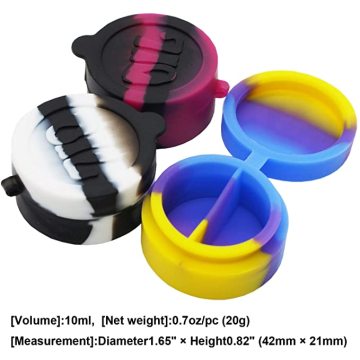 Non-stick Oil Jars Silicone Wax Concentrate Containers