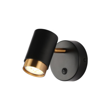 Modern Rotatable Hardwired LED Wall Lamp with Switch - Nordic Style Indoor Wall Sconce for Bedside