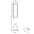 ไฟหอสัญญาณ LED พร้อมออด