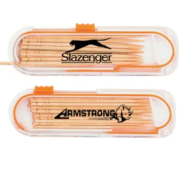 Custom Wooden/Bamboo Toothpick Case with Tooth Care Products - OEM Factory YC084