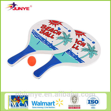 promotional Summer sports game wooden beach racket set