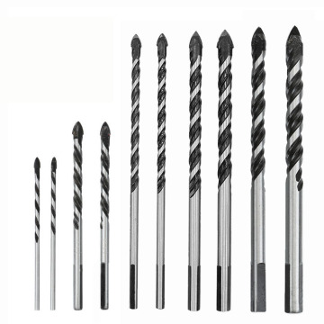 Multi-Function Alloy Triangle Drill Set for Black Marble, Hole Opener, Ceramic, Wall, Glass, and Tile